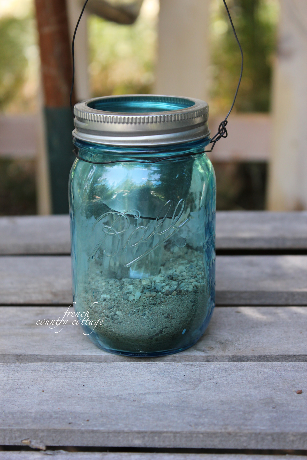 Solar powered mason jar lights FRENCH COUNTRY COTTAGE
