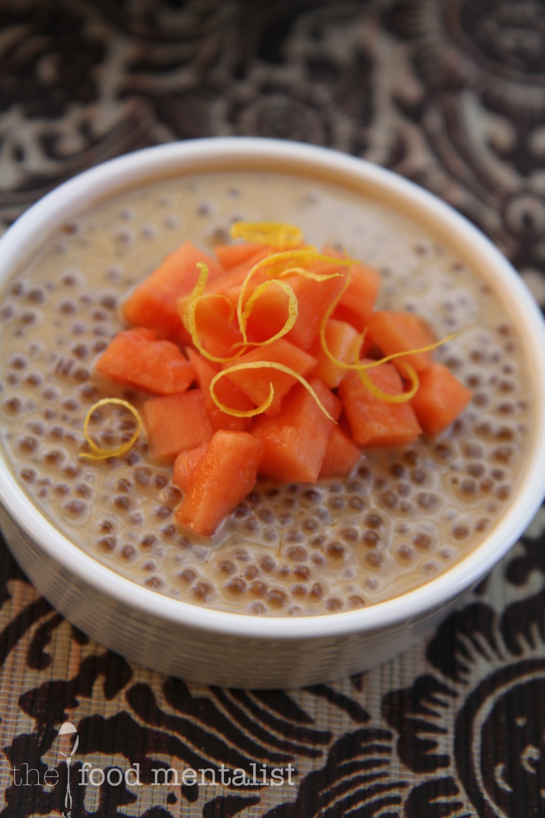 Sago & Papaya Pudding