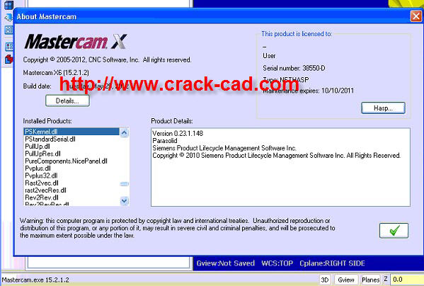 CRACK Todo En Uno MSD SOFT mastercam_x6_mu2