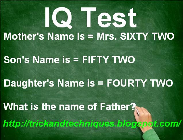 Geniuses - IQ Tests