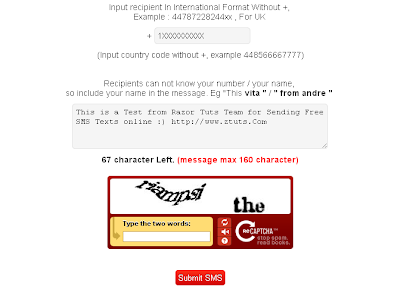 send sms free without registration send sms free without registration