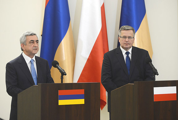 Presidente de Polonia visitará Armenia el 24 de abril