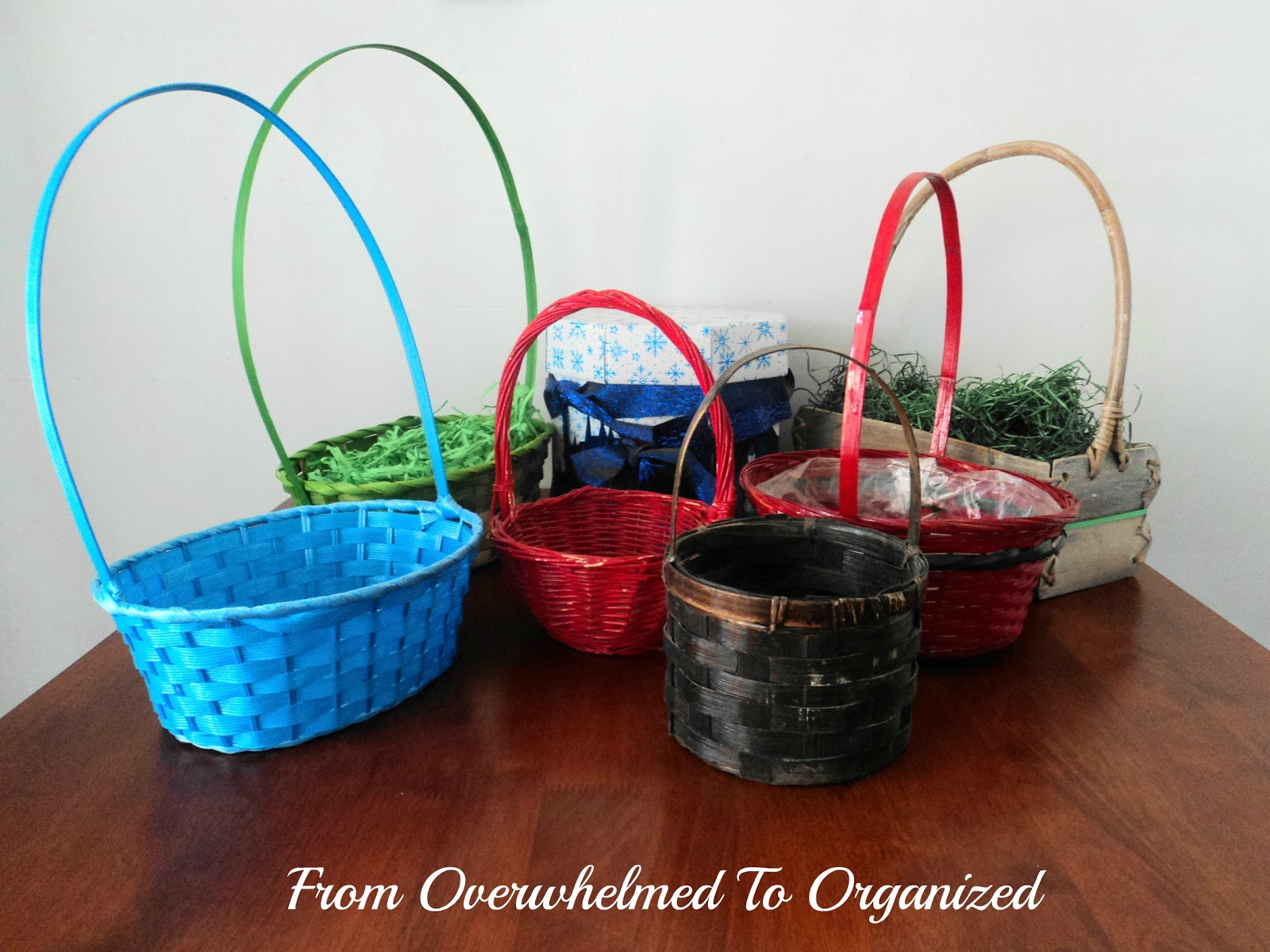 Baskets, baskets, and more baskets! From Overwhelmed to Organized
