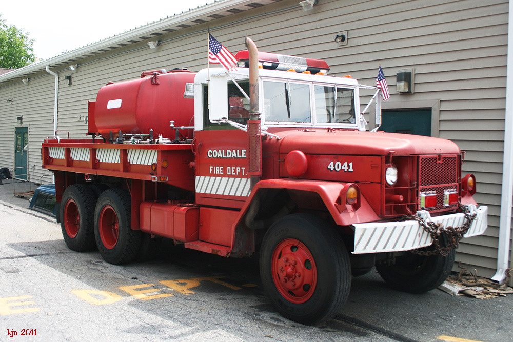 The Outskirts of Suburbia Fire Engines in Coaldale