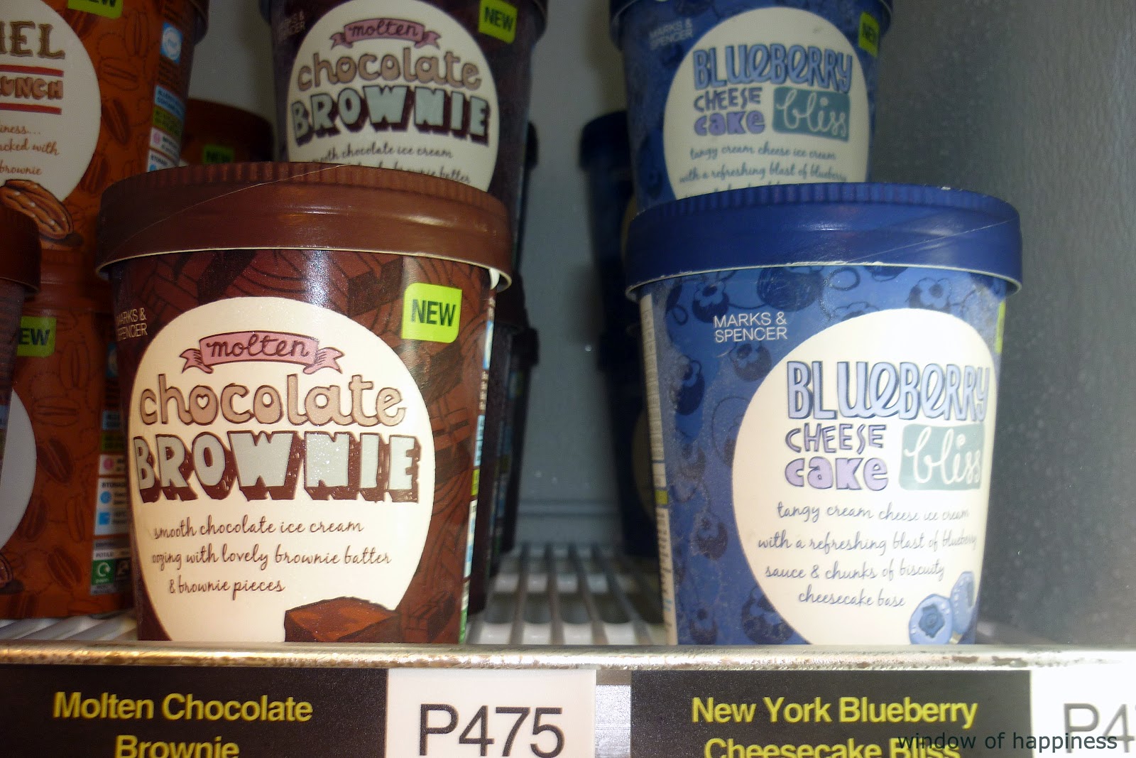 Window of Happiness Marks and Spencer Ice Cream