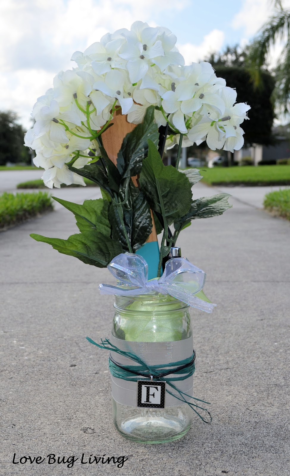 Love Bug Living Wedding Shower Kitchen Utensil Bouquet & Holder