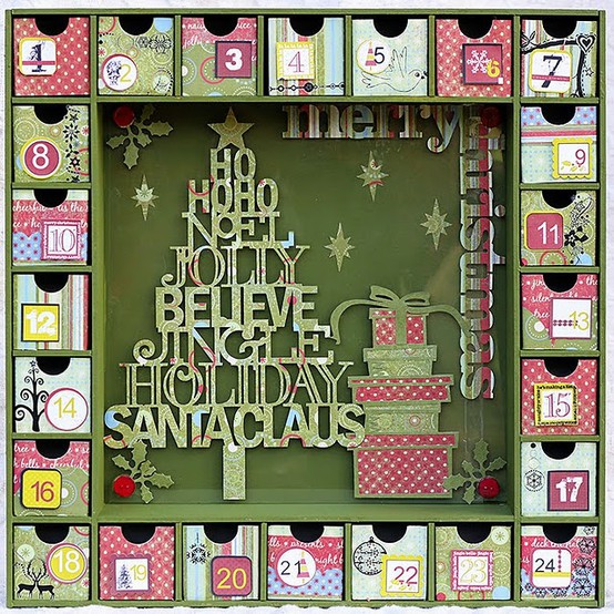 Advent Calendar Ideas Homemade : Thrifty living s advent calendar Advent Calendar Ideas Homemade : Thrifty living s advent calendar