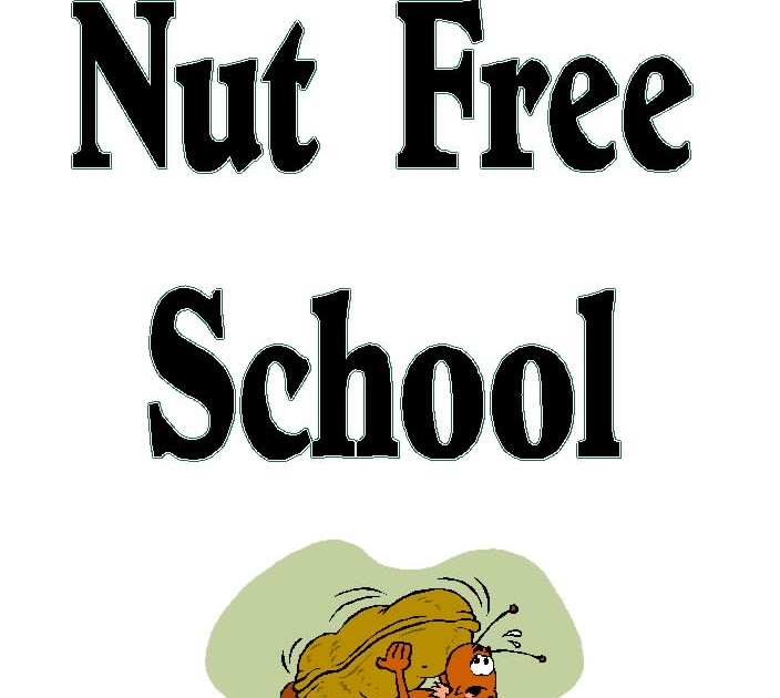 Free Posters and Signs Nut Free School