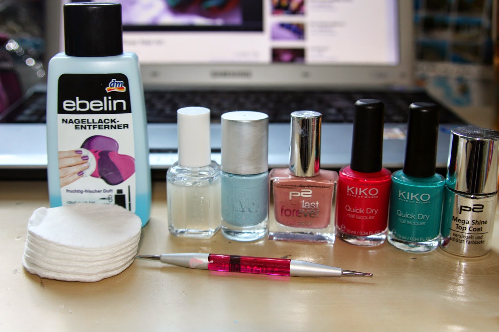 Breathe In The Ocean Floral Vintage Rose Nail Art Tutorial