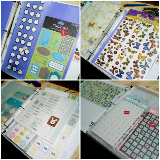 sticker binder