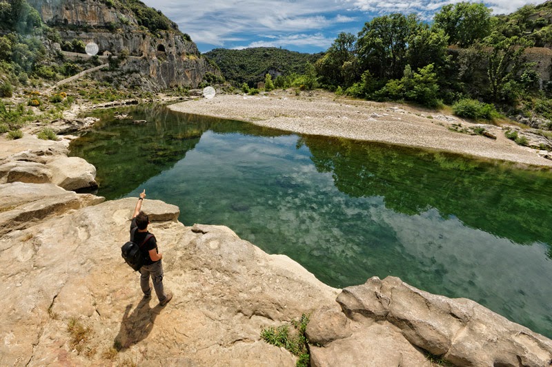 Venez visiter ! Le Gardon la baume Saint Vérédème