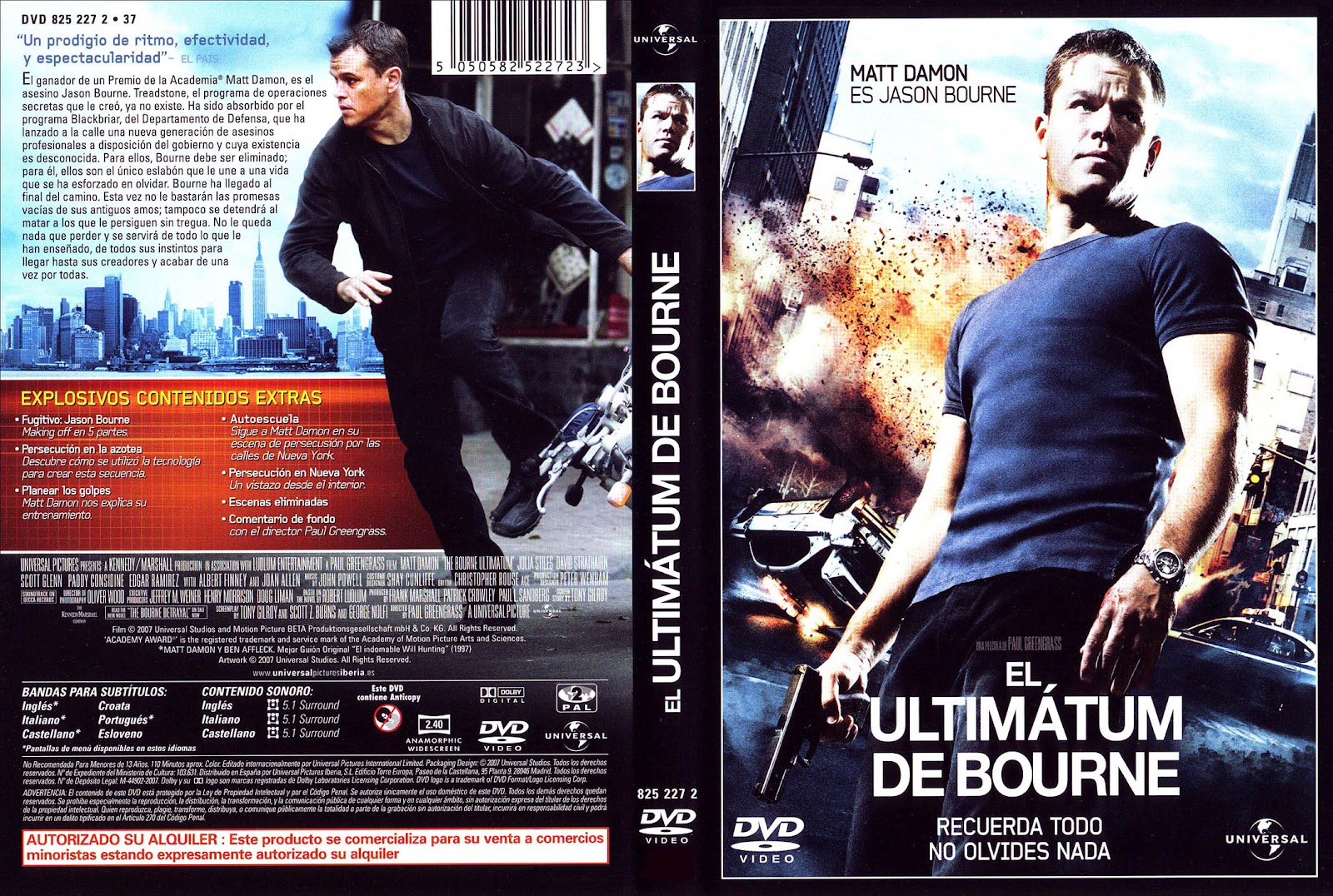 The Bourne Ultimatum 2007 Dvdrip,Xvid