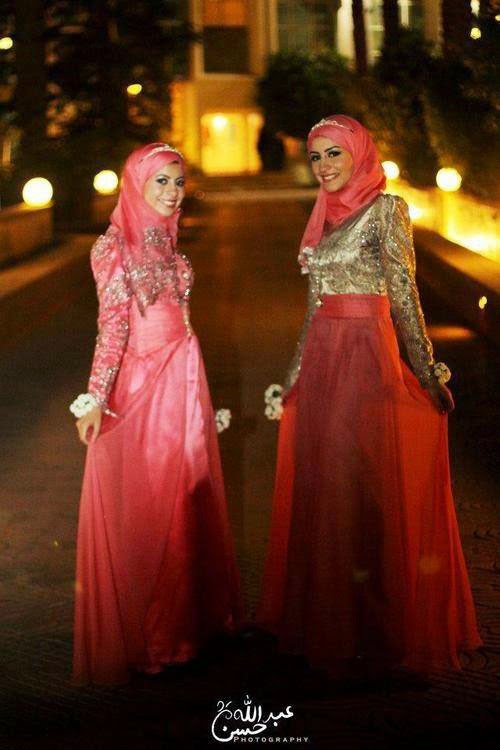 Robe de soirée pour femme en hijab
