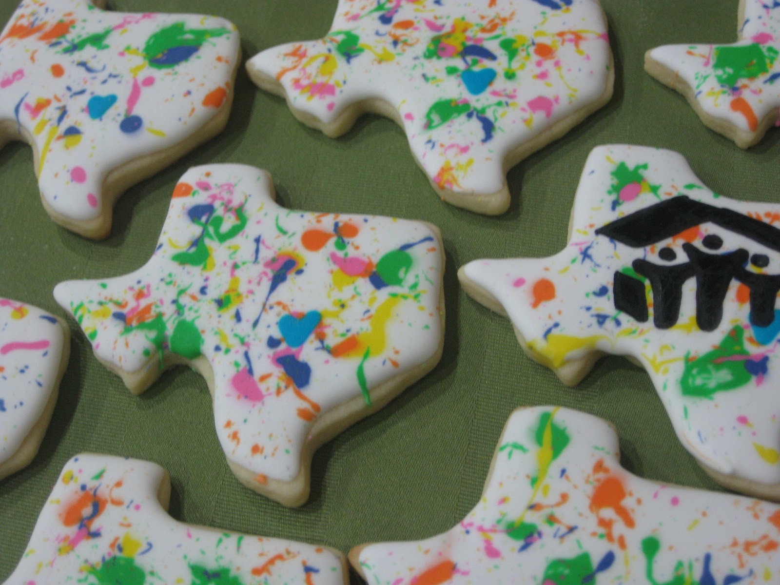 Christine's Apron Adventures Austin, TX Color Run Cookies!