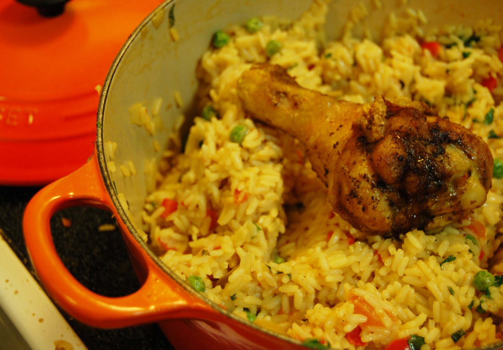 The Recipe Library Bobby Flay's Throwdown AdoboSeasoned Chicken and Rice
