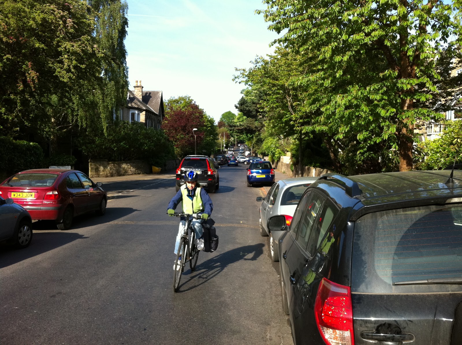A typical morning on Endcliffe Rise Rd Cycle Sheffield