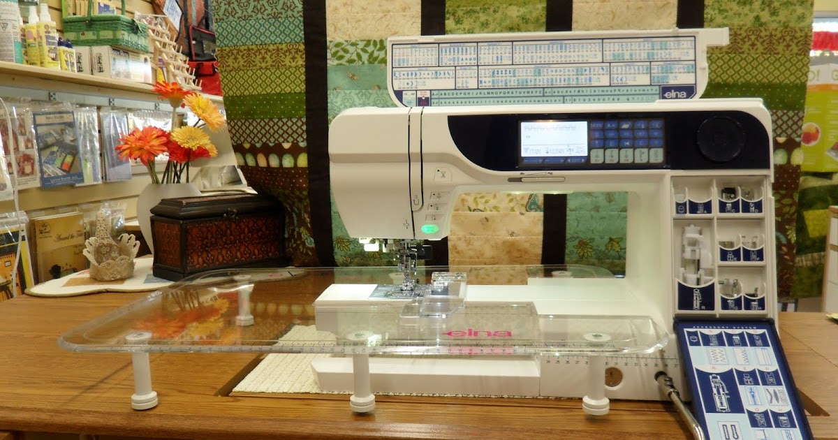 What's New at Findlay's in Orchard Plaza Elna 740 eXcellence Sewing