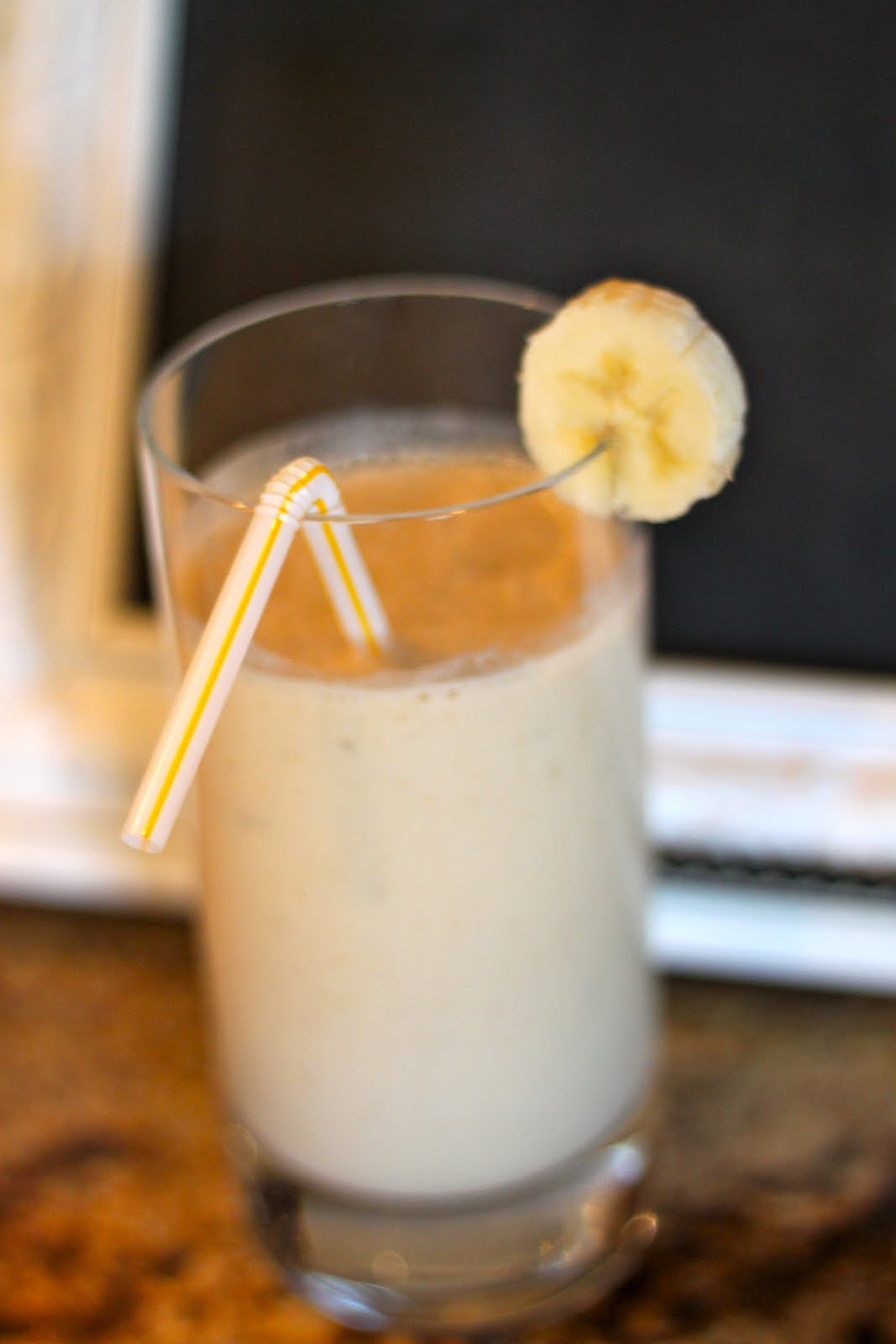 Domestic Charm Peanut Butter Banana Smoothie