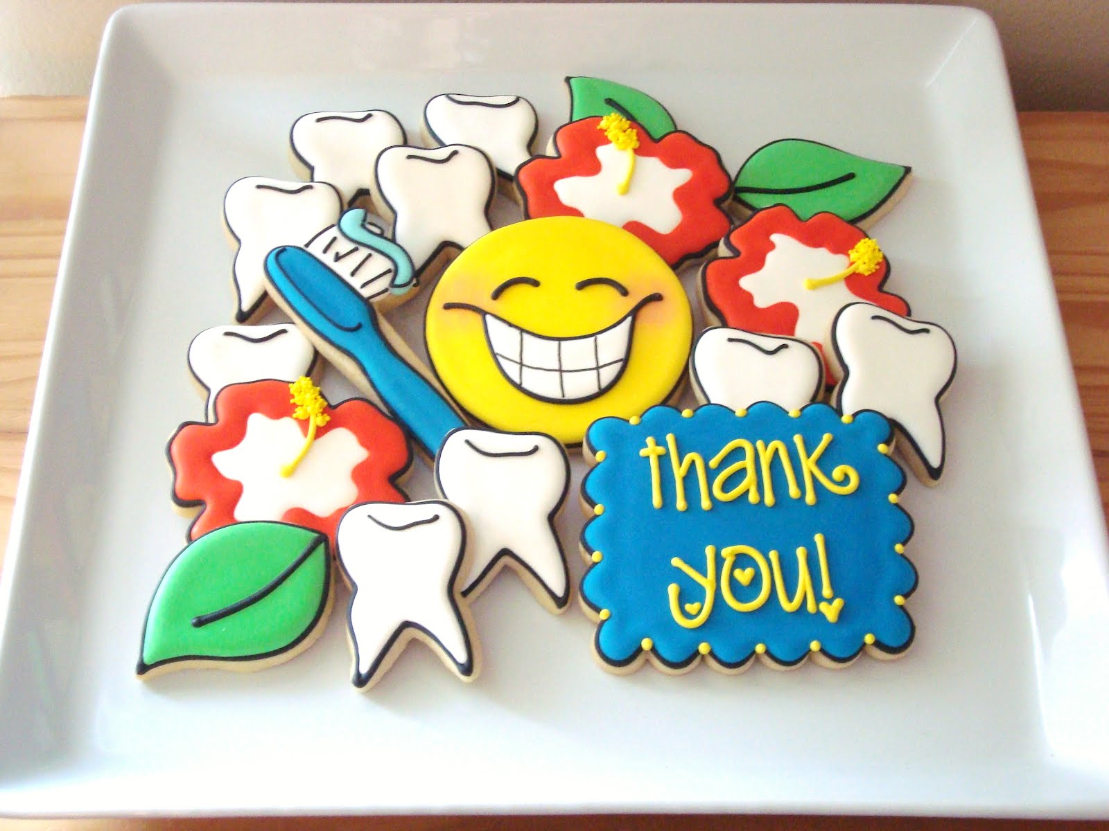 Ironic thank you gift for your dentist...D Nurse cookies, Medical