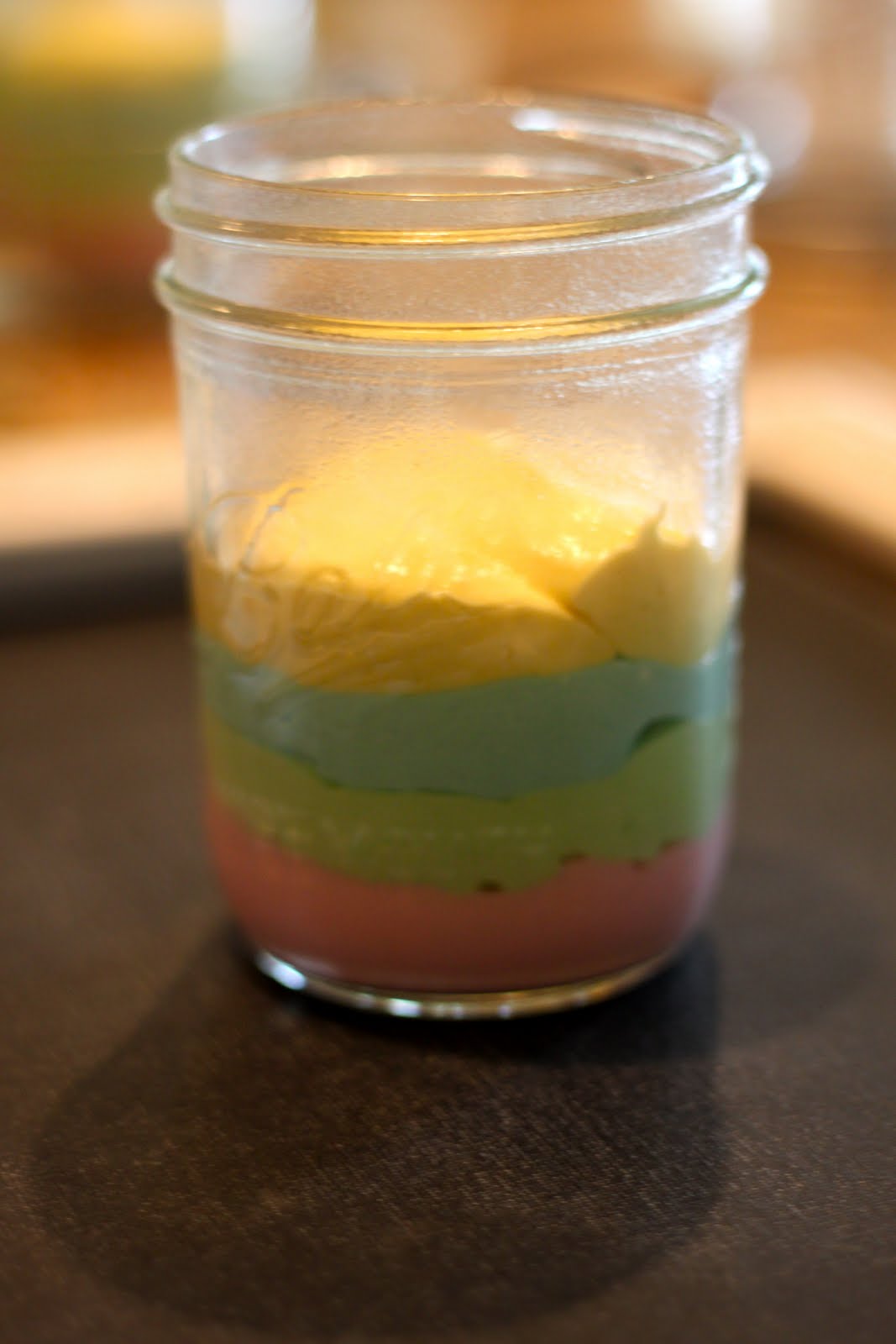 Domestic Charm Cake in a Jar