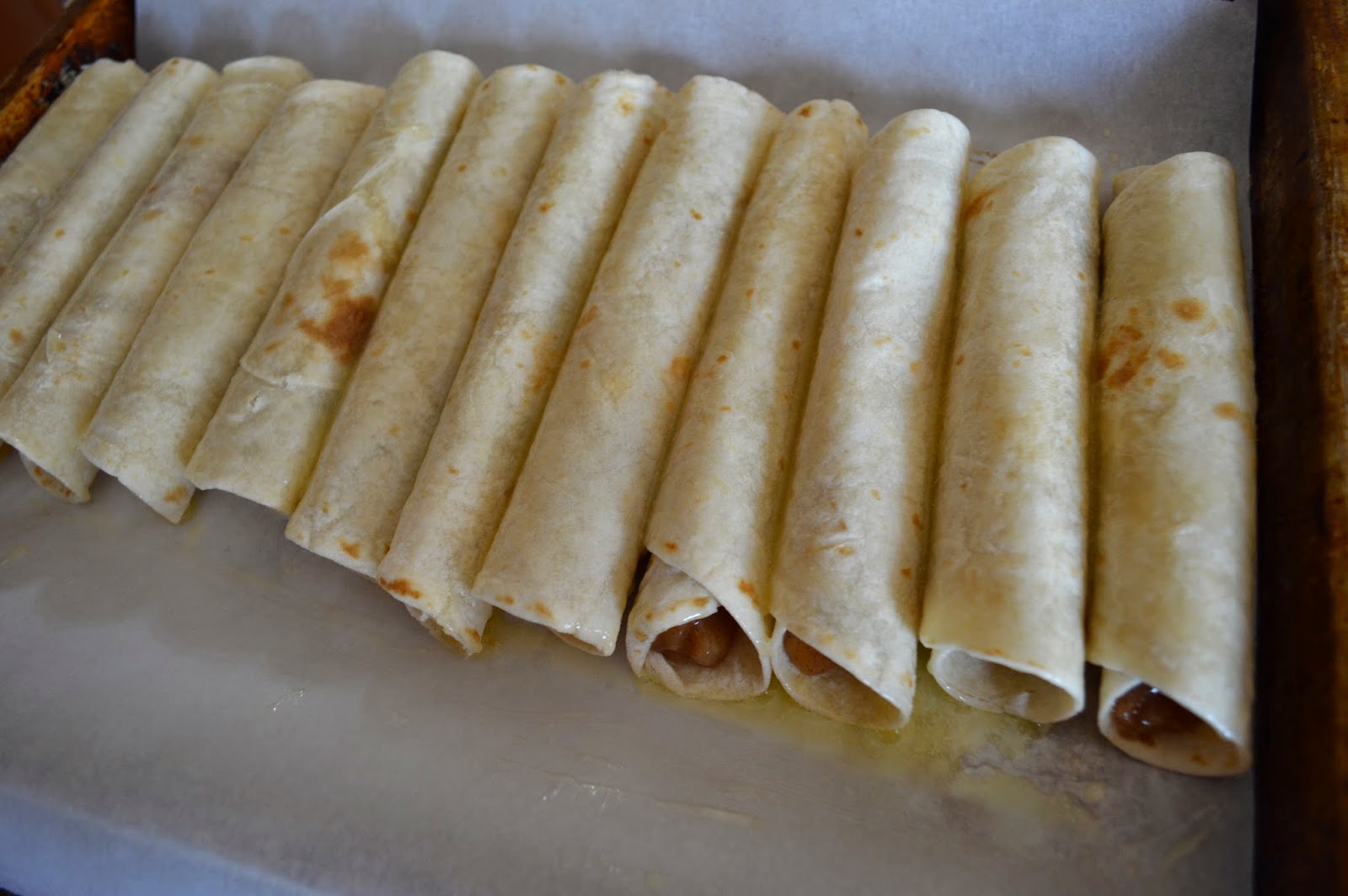 From Scratch Baked Apple Enchiladas