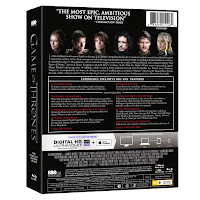 Game of Thrones Season 4 Blu-ray back cover