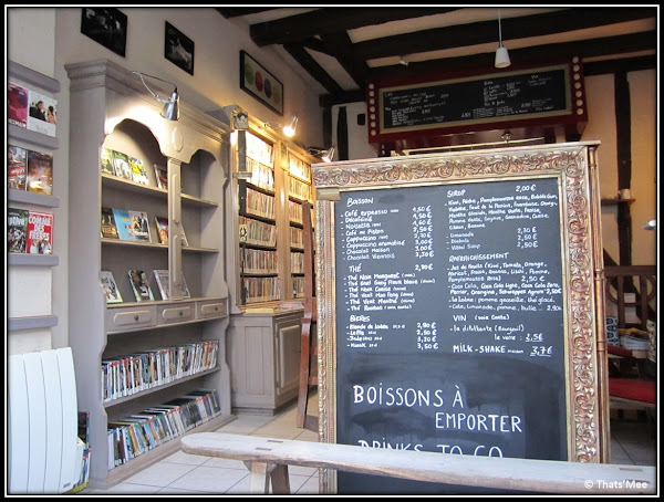 Café Instant-Thé rue Bernard Palissy Tours livres et DVD