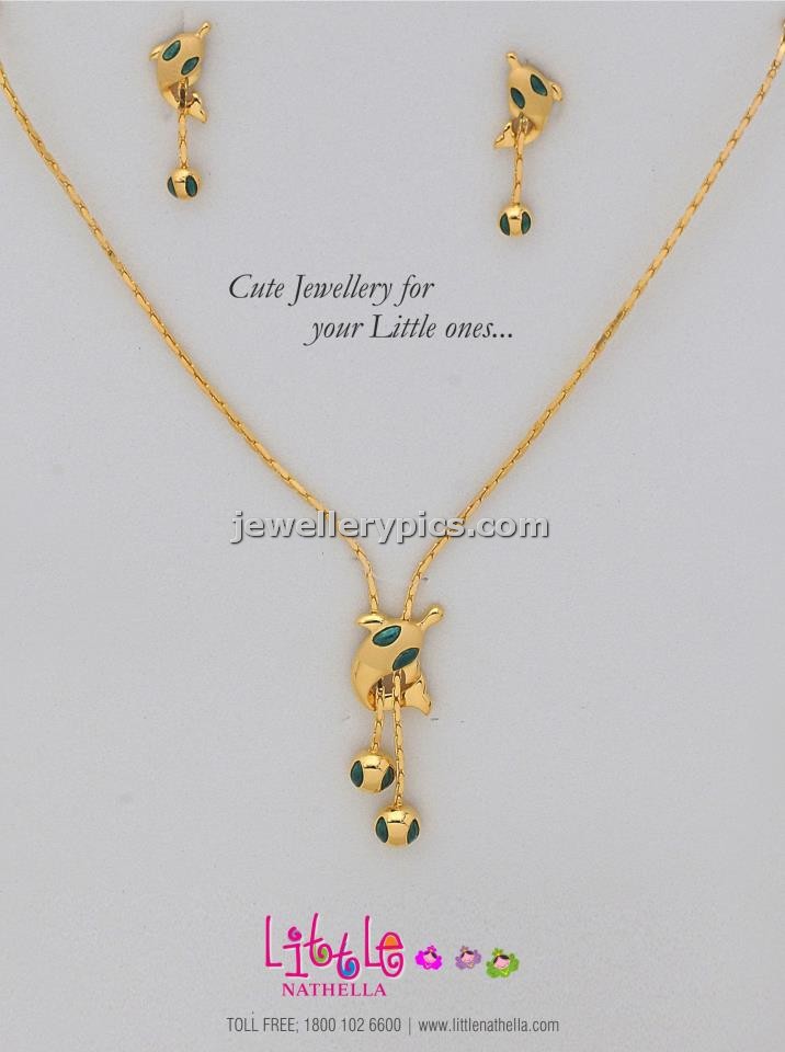 jewelry 8 cute gold necklace designs for kids by Nathella