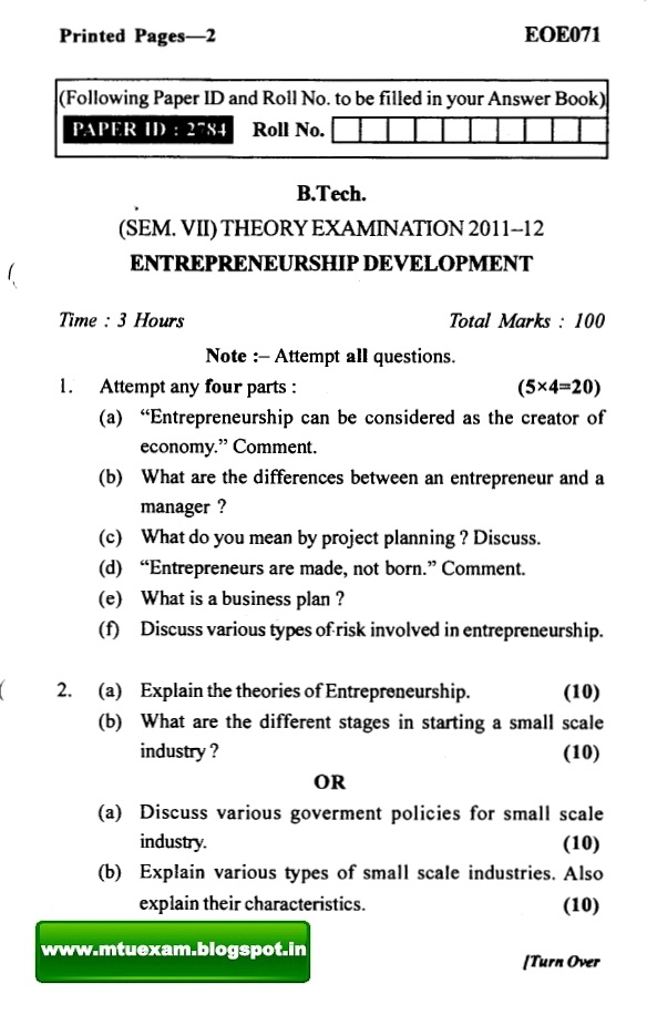 Entrepreneurship case study questions and answers pdf image