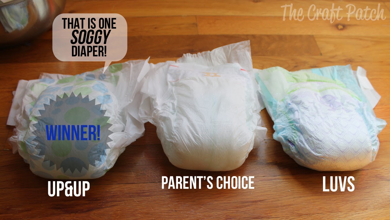 The Craft Patch Diaper Comparison and Testing