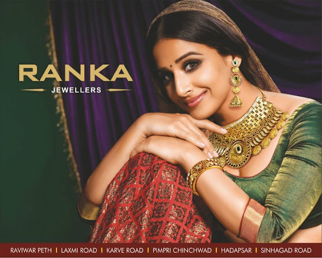 vidya balan spicy shoot for ranka jewellers print ads hot images