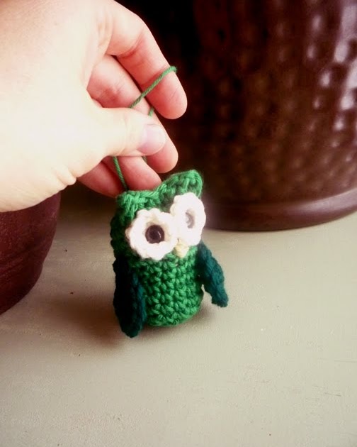 Crochet For Free Owl Ornament