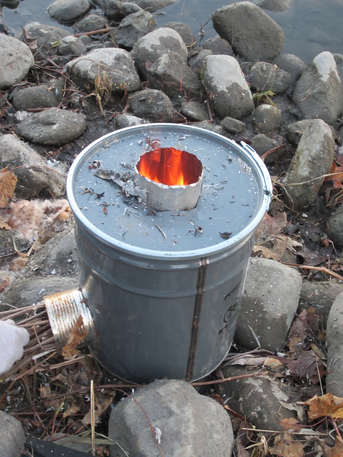Unstuffed Rocket Stove!