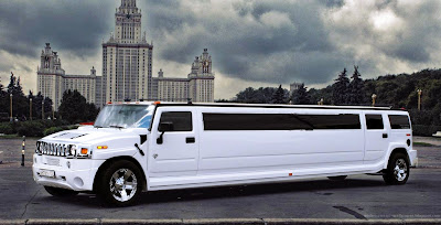 White Hummer Limousine Modification Wallpapers - Hummer Cars Modification wallpaper