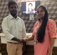 Viswanath our Engineering trainees got placed as Software Engineer after completing training