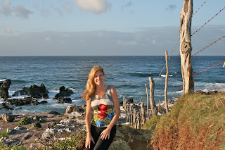 Angela by the ocean in Maui