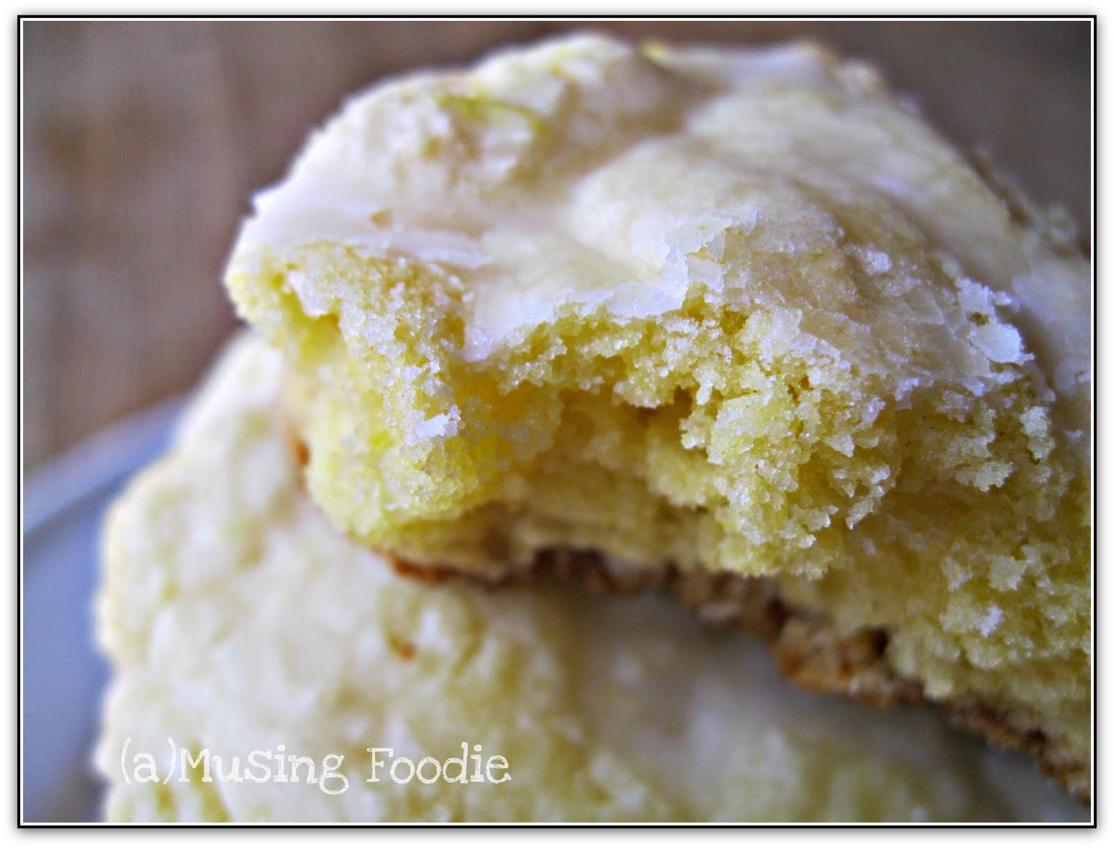 Lemon Cake Cookies With Lemon Zest Sugar Glaze (a)Musing Foodie