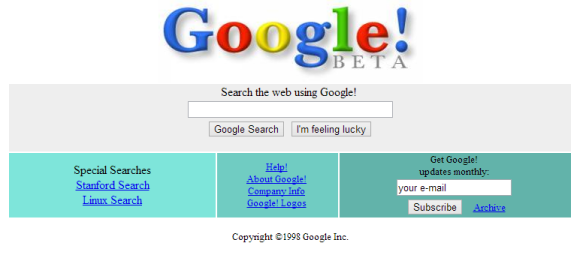 Easter Egg mostra como era o Google 15 anos atrás - TecMundo