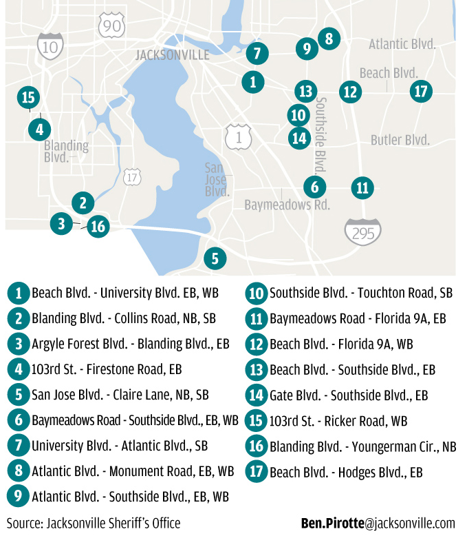 Jacksonville Red Light Cameras