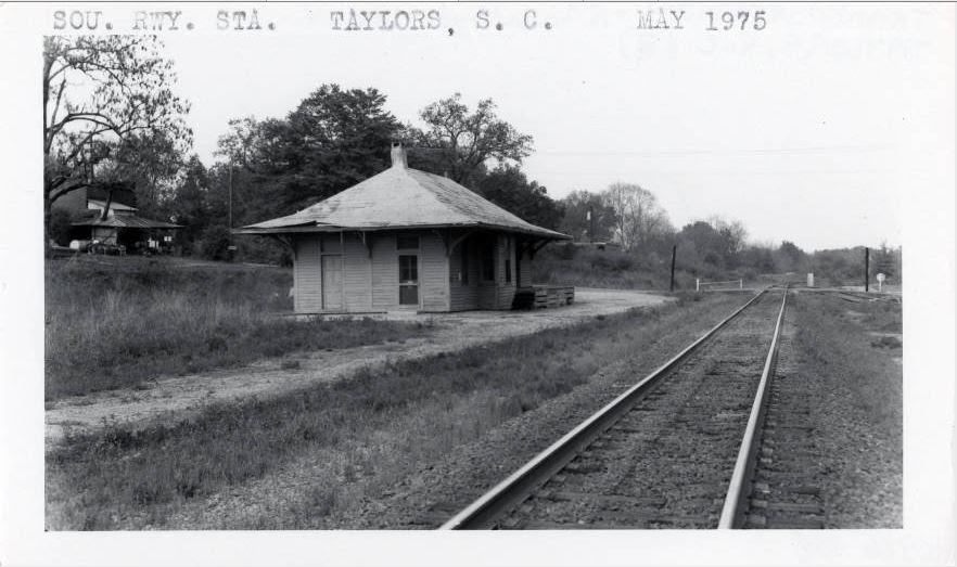 The train depots of Taylors, SC