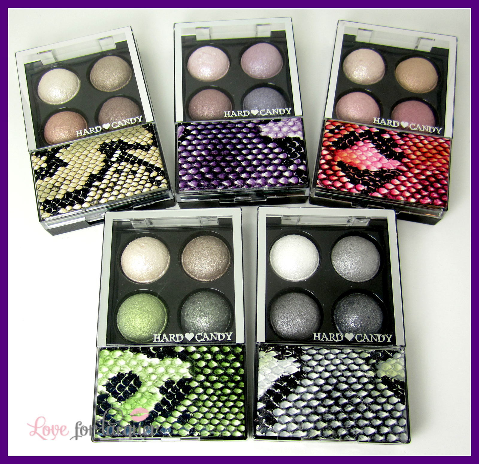 Hard Candy Mod Quad Baked Eyeshadow Palettes Swatches & Review Love