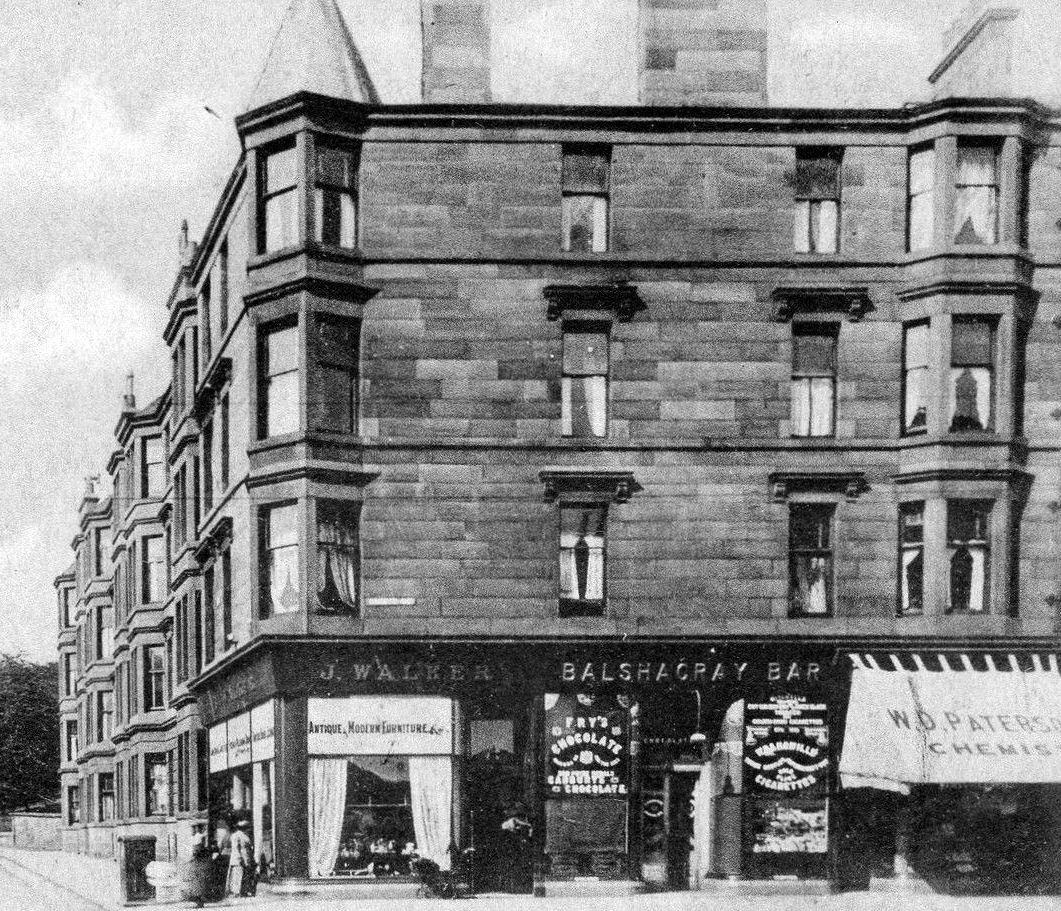 Tour Scotland Photographs Old Photograph Broomhill Drive Glasgow Scotland