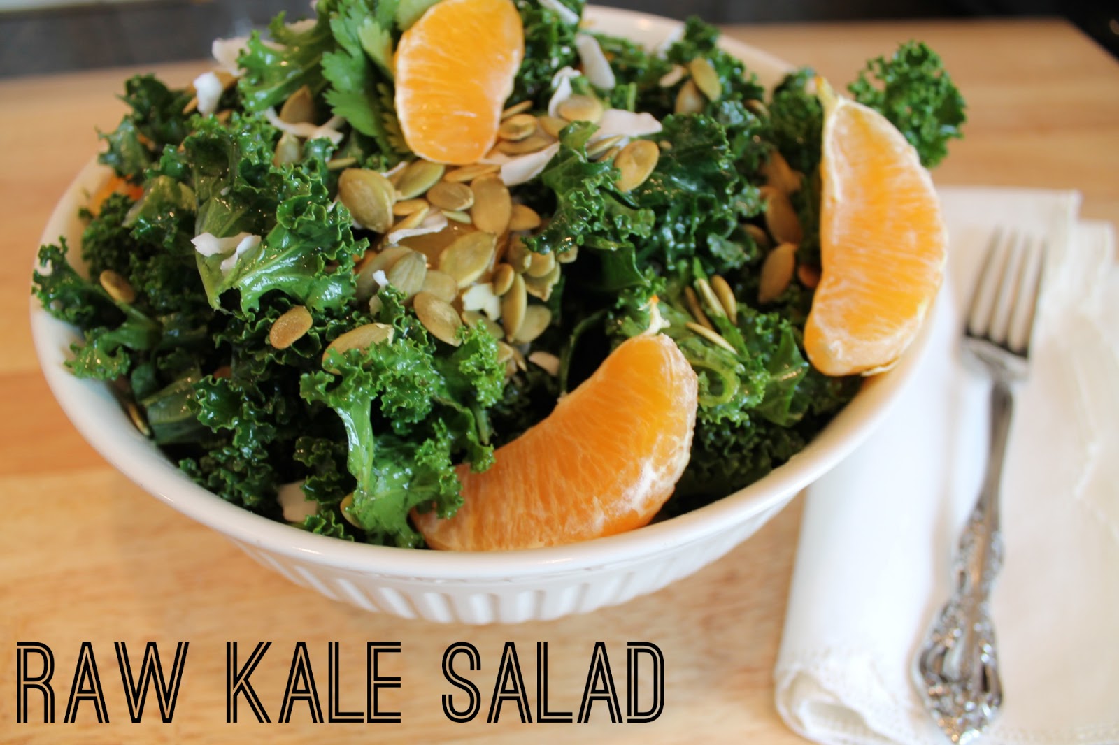Shannon Loves Lemon Raw Kale Salad