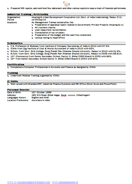 download resume format