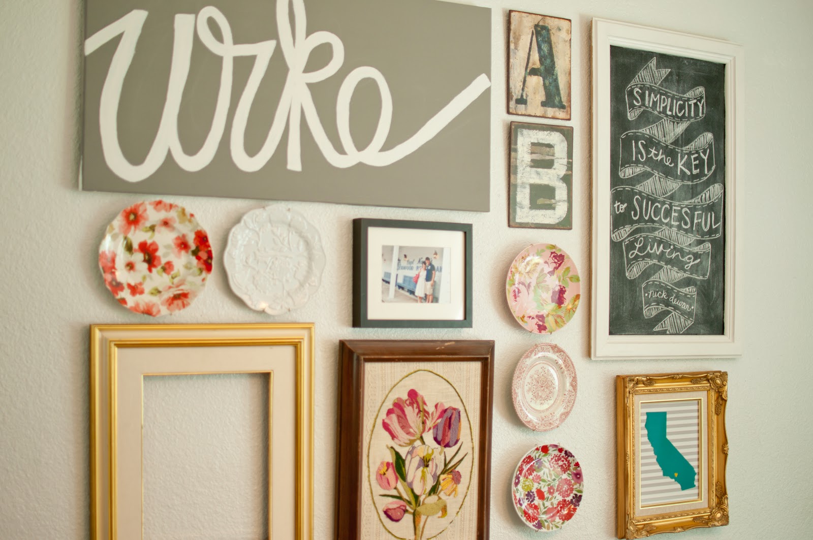 Domestic Fashionista: Colorful Dining Room Gallery Wall Domestic Fashionista: Colorful Dining Room Gallery Wall