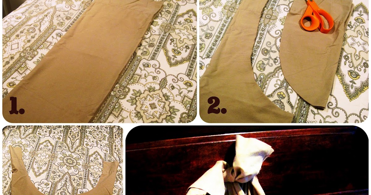 DIY with my Guy No Sew Pillowcase Bag