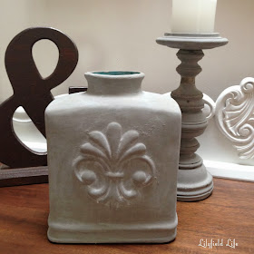 painting glass with Annie Sloan Chalk Paint