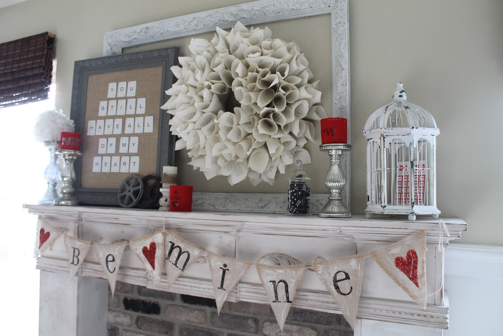 Whimsical Treasures: Valentine Mantel