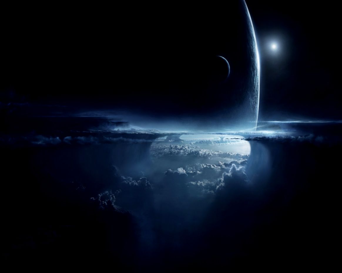 1280x1024 Planet moon clouds Wallpaper 1280x1024 Planet moon clouds Wallpaper