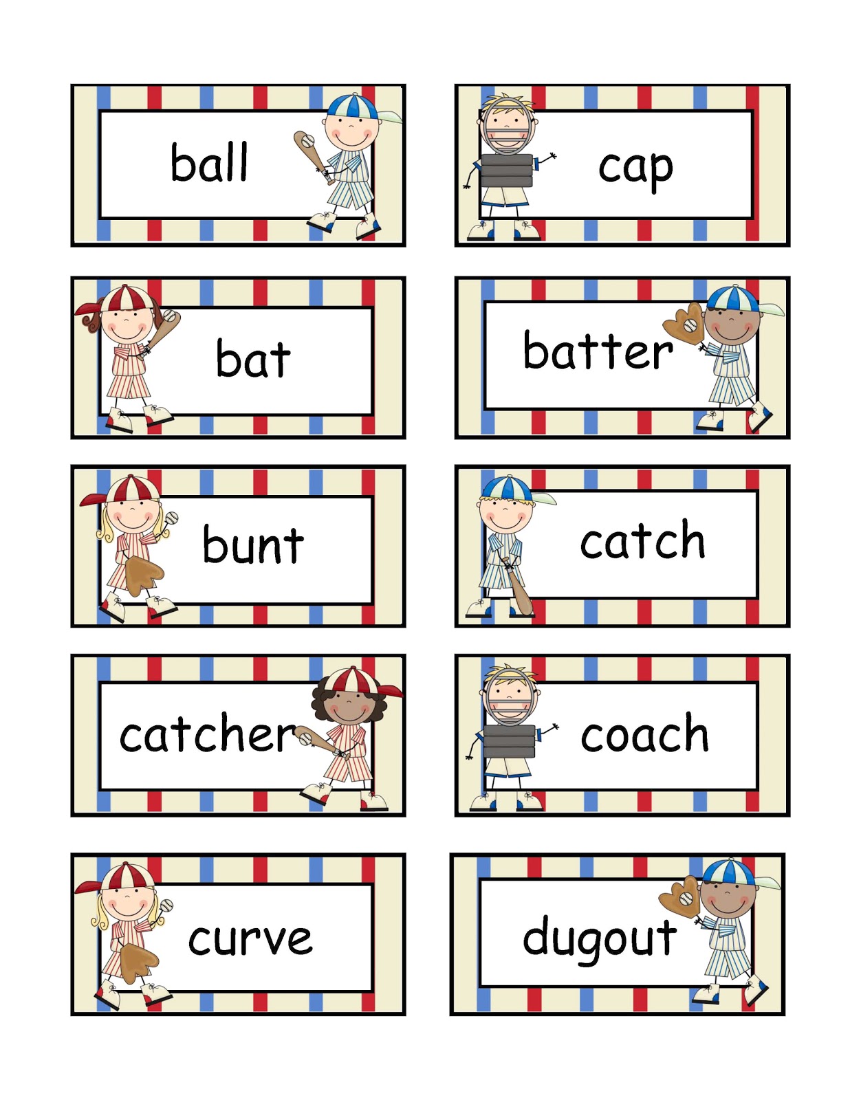 Baseball Words